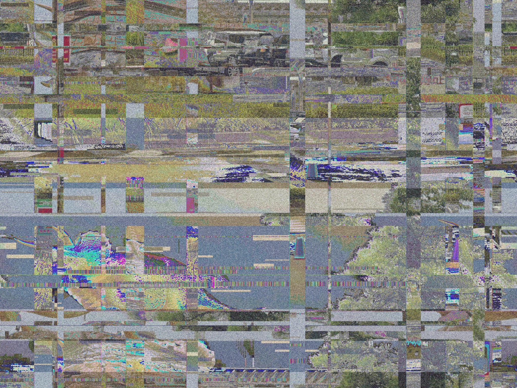 JPEG最高画質で保存した実際のGlitch加工例