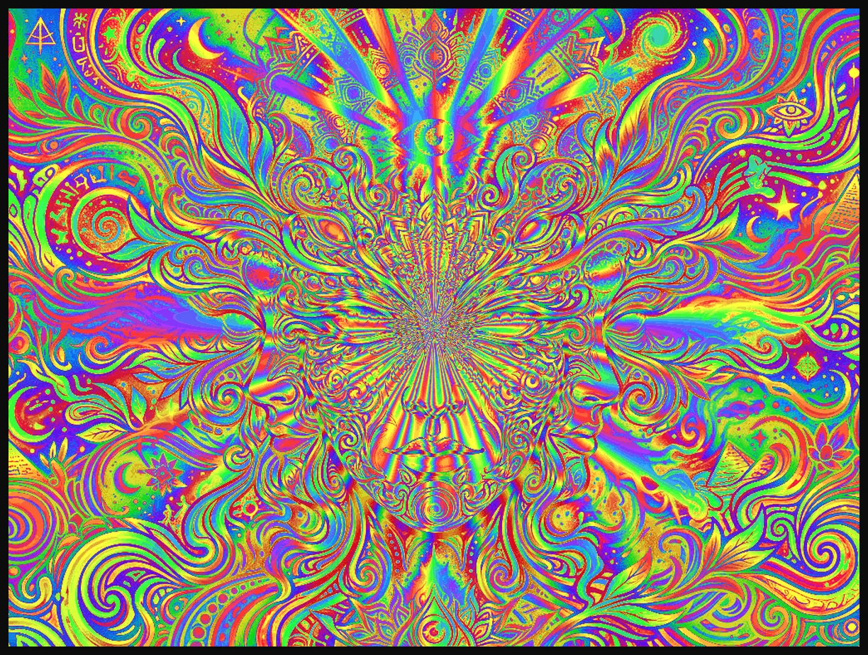 PSYCHEDELIC EFFECTの加工出力例