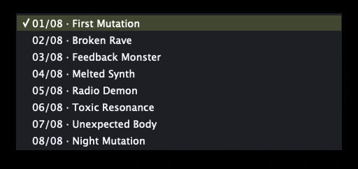msk PSYCHE! v1.0.1 PATTERN menu
