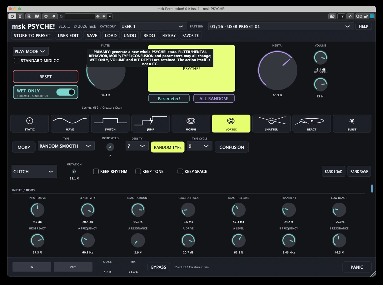USER 1 category in msk PSYCHE! v1.0.1